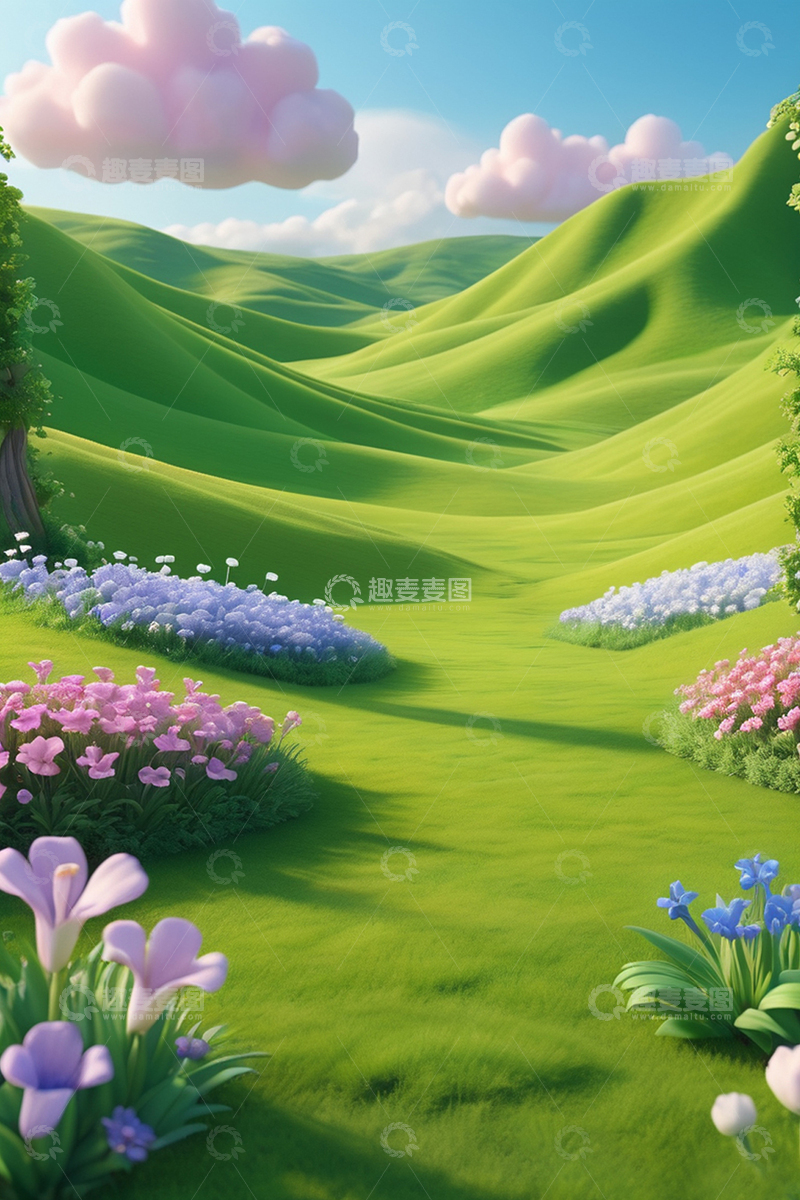 高清大图下载【趣麦麦图】电商展台促销背景