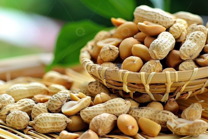 高清大图下载【趣麦麦图】一堆新鲜的花生