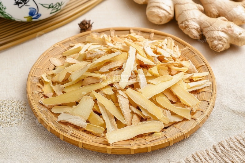 高清大图下载【趣麦麦图】一盘新鲜的生姜片