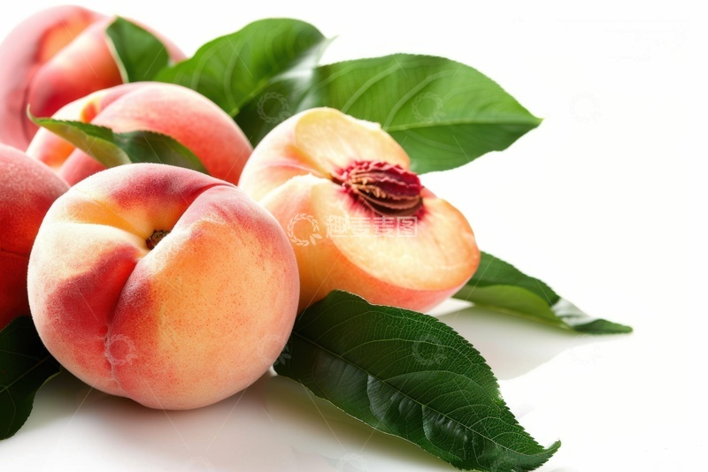 高清大图下载【趣麦麦图】一堆新鲜的桃子1