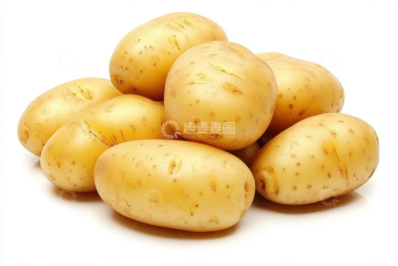 高清大图下载【趣麦麦图】一堆新鲜的土豆