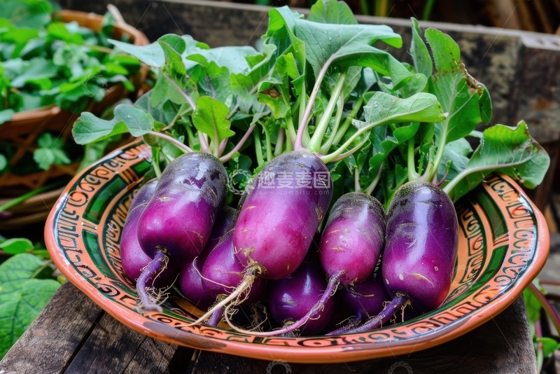 高清大图下载【趣麦麦图】一盘新鲜的萝卜