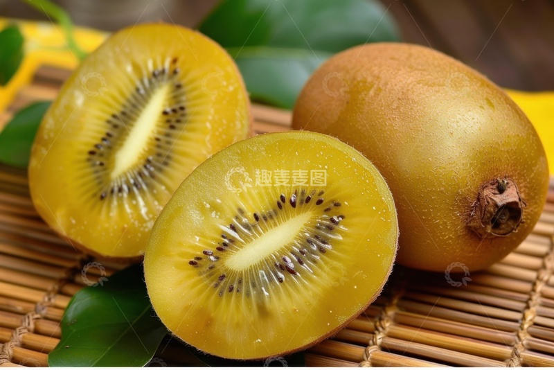 高清大图下载【趣麦麦图】一堆黄心猕猴桃  1