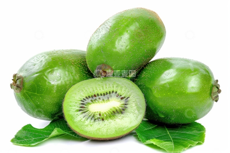 一堆绿色的猕猴桃
