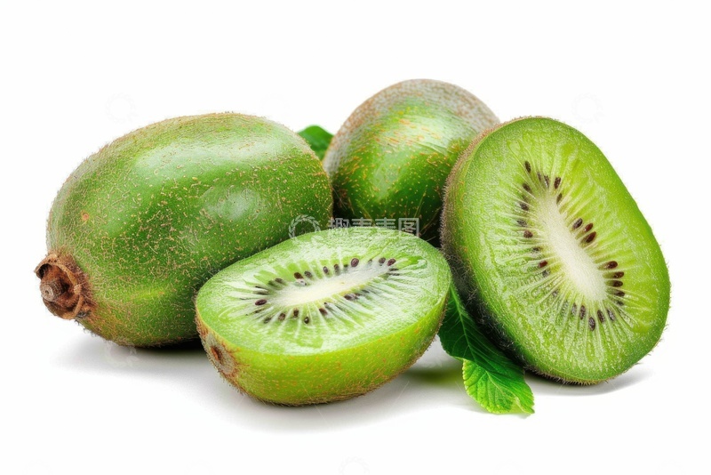 一堆新鲜猕猴桃