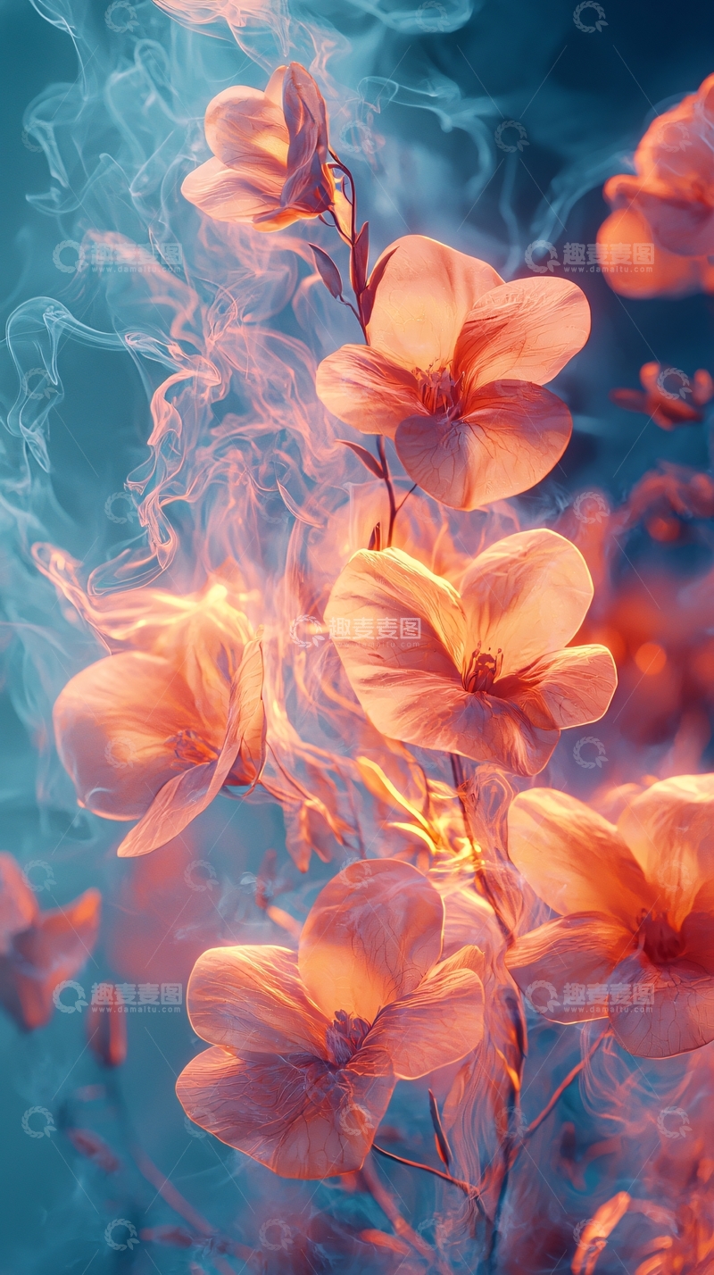 高清大图下载【趣麦麦图】梦幻花朵高清图片
