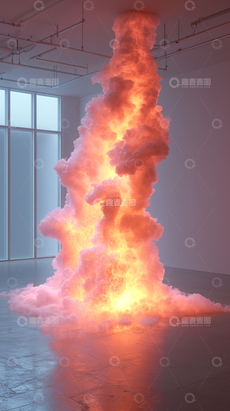 高清大图下载【趣麦麦图】发光棉花云高清图片