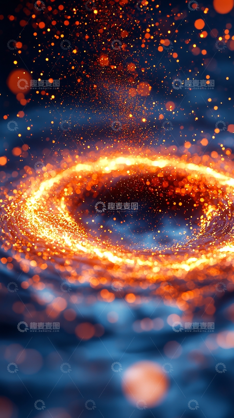 高清大图下载【趣麦麦图】火焰漩涡中心