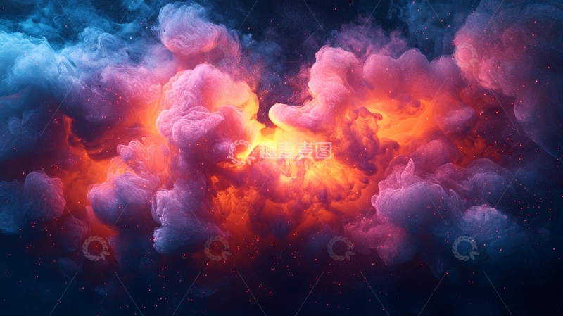 高清大图下载【趣麦麦图】绚丽的云彩高清图片