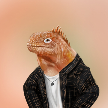 拟人卡通 手绘 插画 拟人 动物1