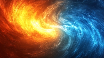 火焰与冰的交融