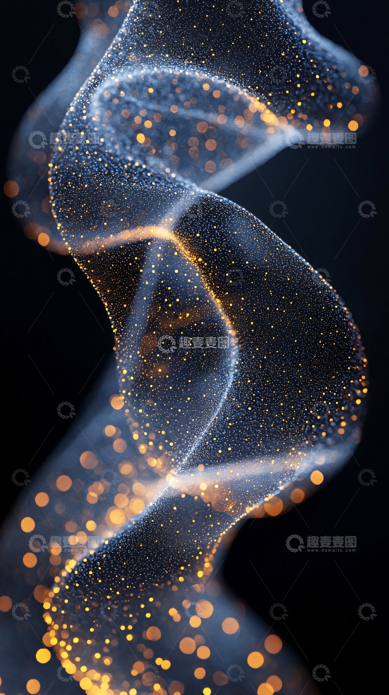 高清大图下载【趣麦麦图】抽象粒子流动