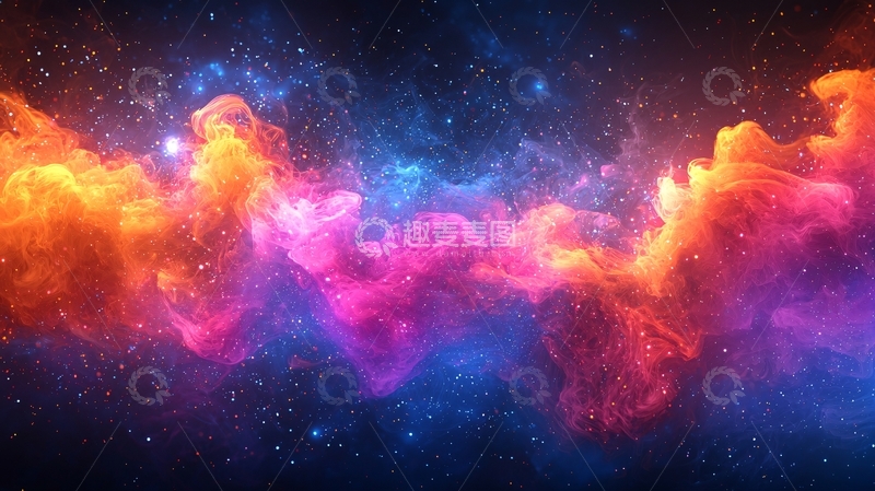 高清大图下载【趣麦麦图】绚丽星云高清图片