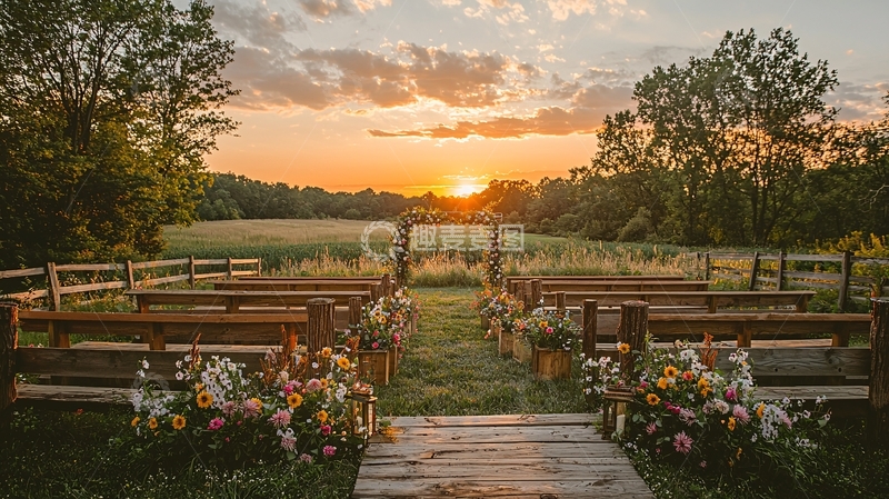 高清大图下载【趣麦麦图】乡村婚礼高清图片