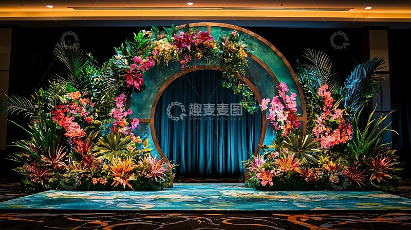 高清大图下载【趣麦麦图】鲜花拱门高清图片