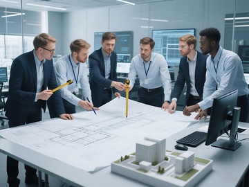 专业团队办公室图纸分析研讨