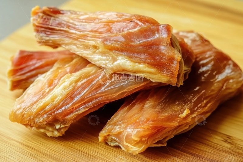 高清大图下载【趣麦麦图】放在案板上的鸡肉干
