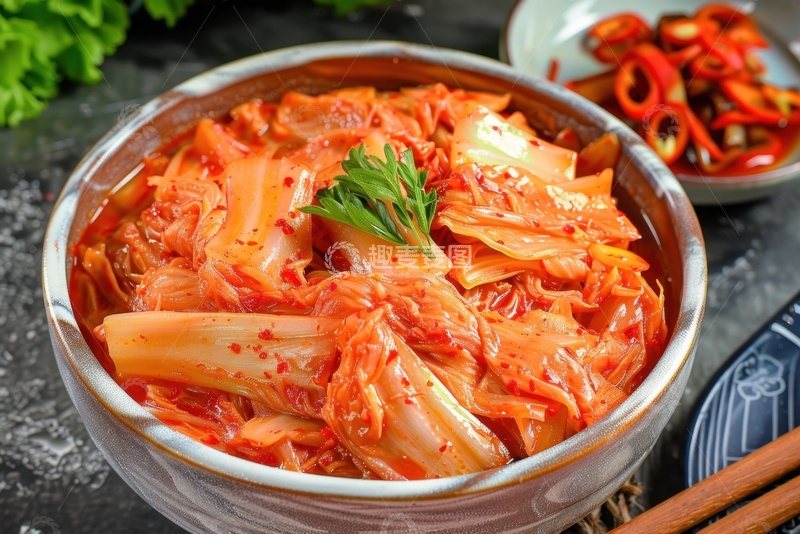 高清大图下载【趣麦麦图】一碗美味的辣白菜1