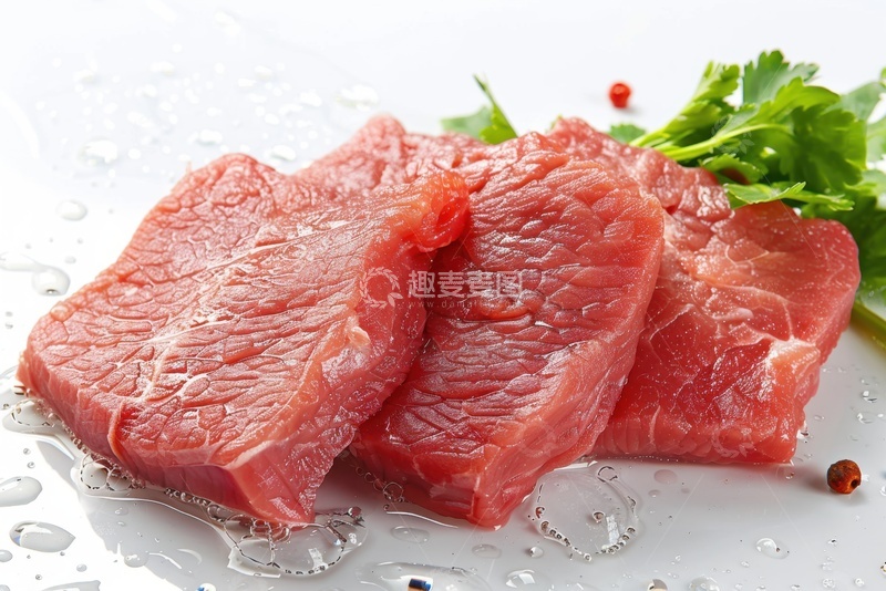 高清大图下载【趣麦麦图】一摞瘦猪肉块