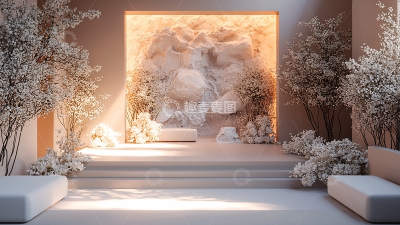 高清大图下载【趣麦麦图】极简主义的白色空间