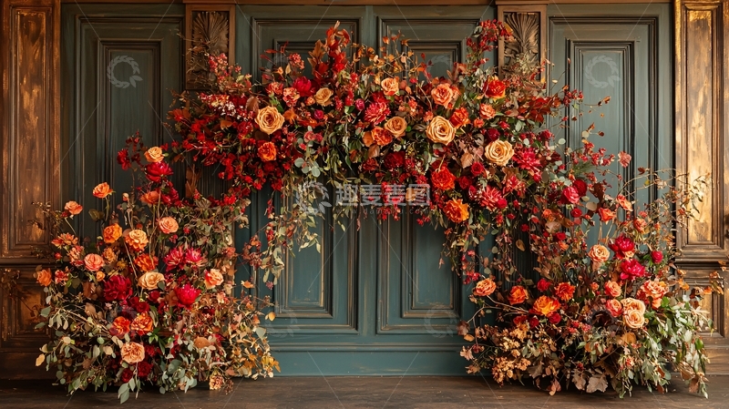 高清大图下载【趣麦麦图】花卉拱门高清图片