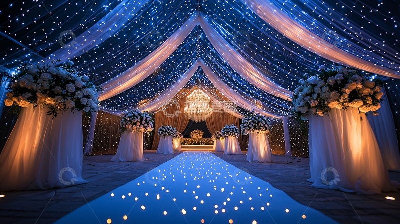 高清大图下载【趣麦麦图】婚礼梦幻灯光场景