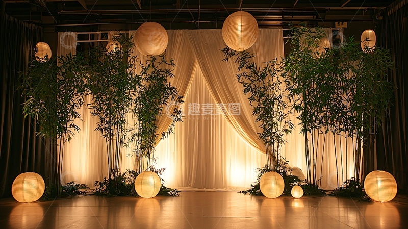 高清大图下载【趣麦麦图】舞台背景装饰