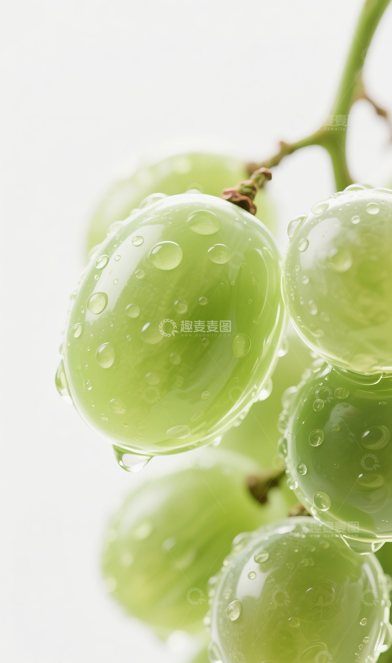 高清大图下载【趣麦麦图】晶莹剔透的葡萄3