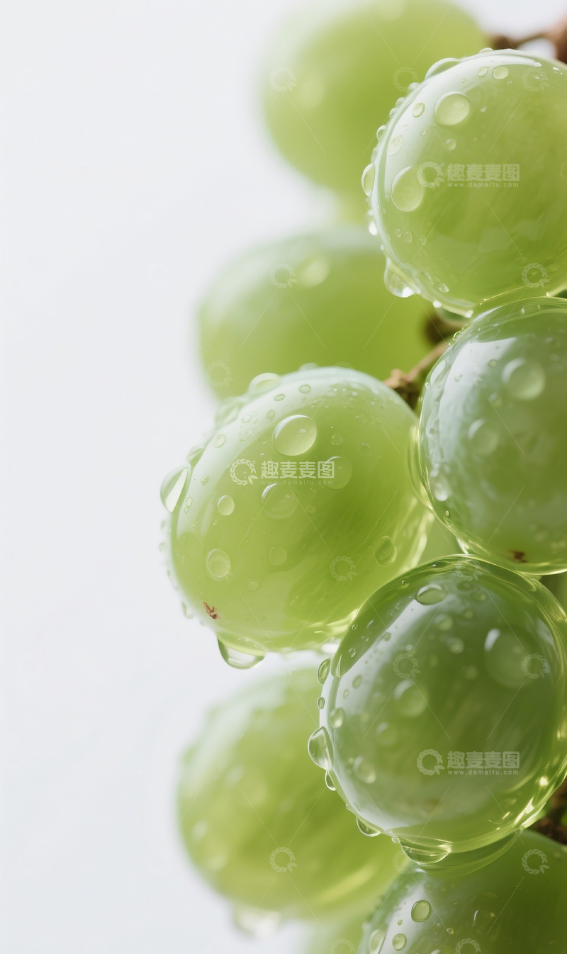 高清大图下载【趣麦麦图】晶莹剔透的葡萄2