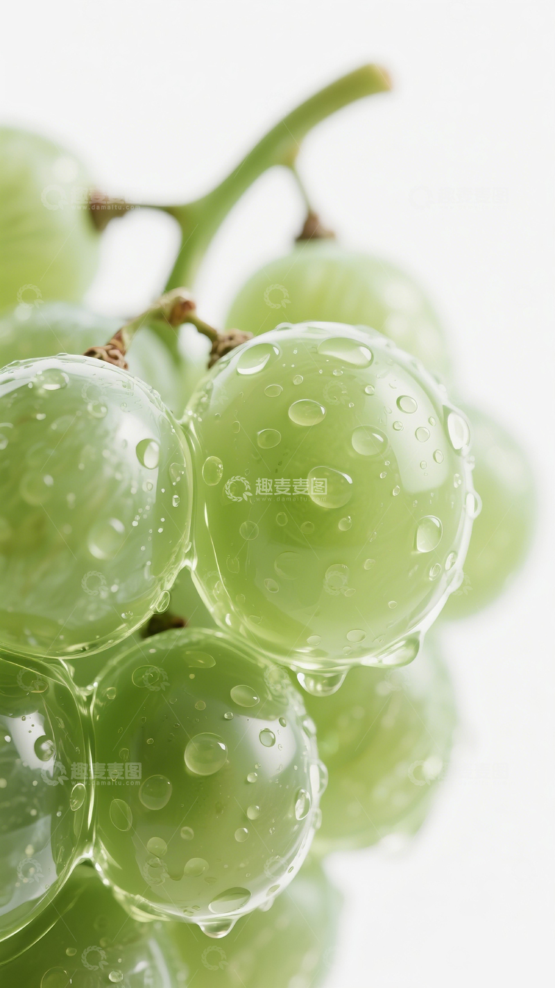 高清大图下载【趣麦麦图】晶莹剔透的葡萄1