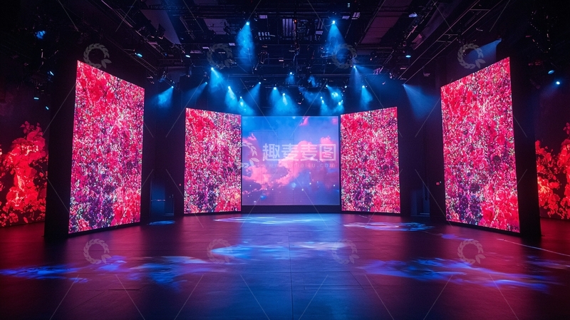 高清大图下载【趣麦麦图】舞台背景绚丽夺目