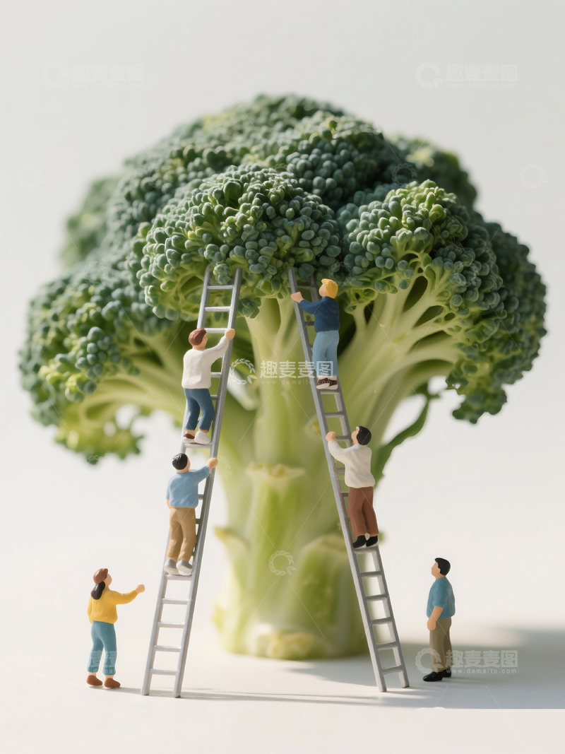 西蓝花微缩景观1