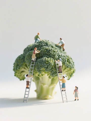 西蓝花微缩景观3