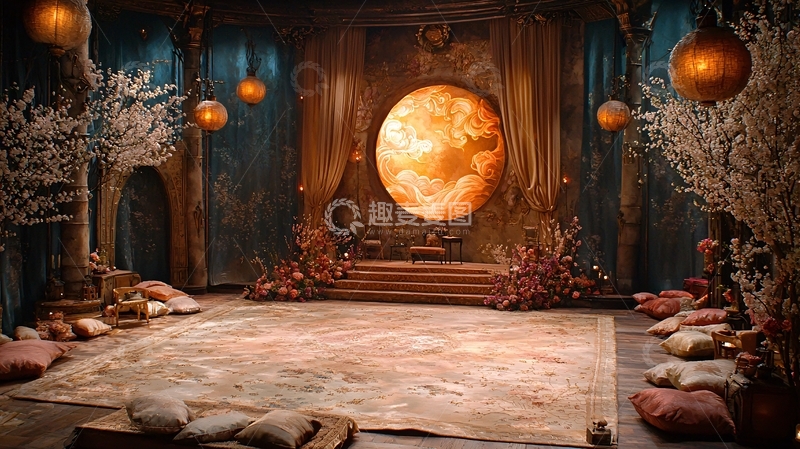 高清大图下载【趣麦麦图】奇幻室内场景