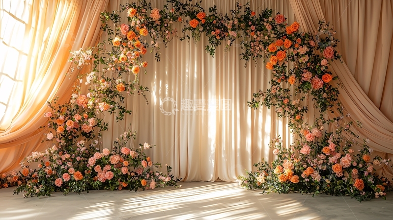 高清大图下载【趣麦麦图】鲜花拱门高清图片