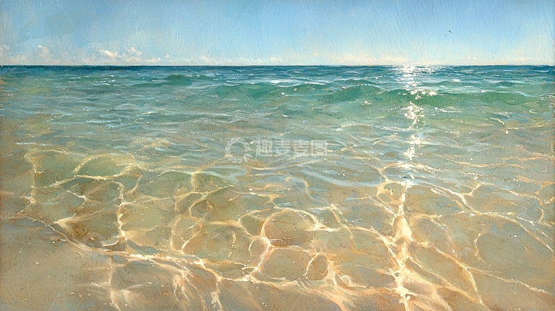 高清大图下载【趣麦麦图】清澈的海水高清图片