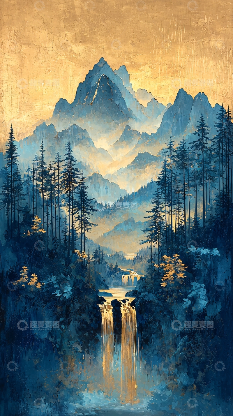 高清大图下载【趣麦麦图】山峦叠嶂高清图片