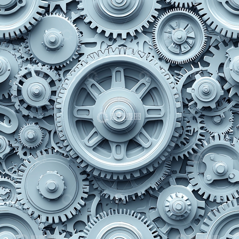 高清大图下载【趣麦麦图】齿轮机械精密构造