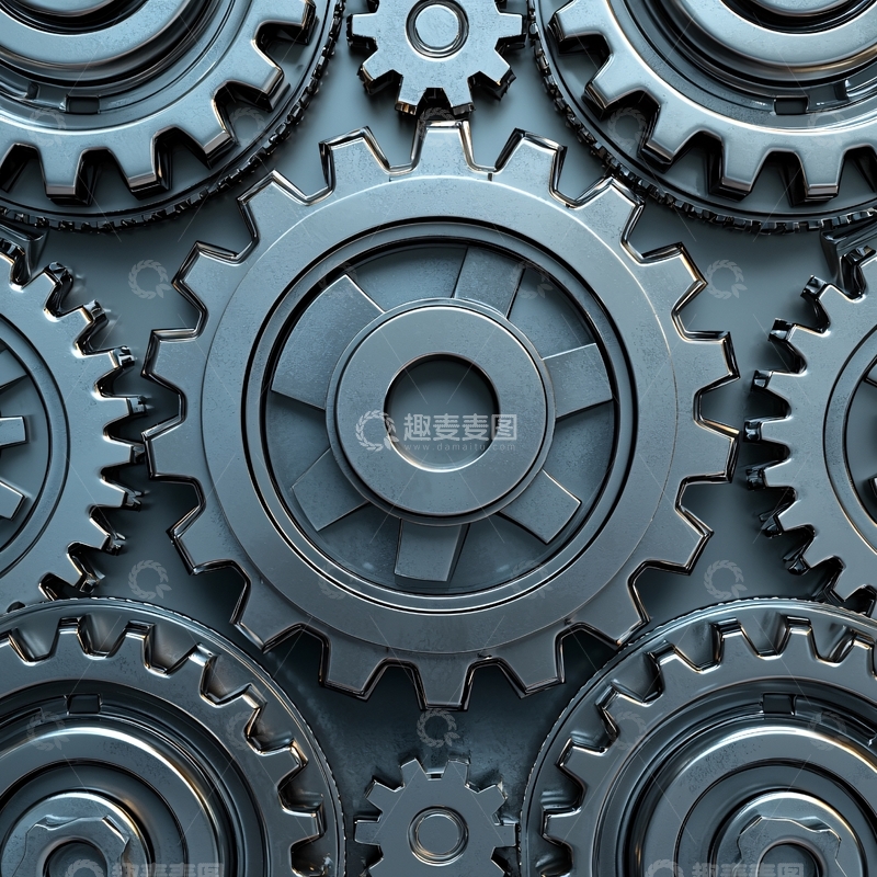 高清大图下载【趣麦麦图】齿轮组精密机械构造