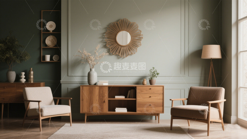 高清大图下载【趣麦麦图】宁静家居背景