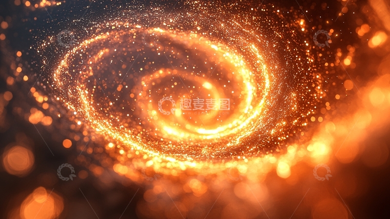 高清大图下载【趣麦麦图】绚丽旋转星云