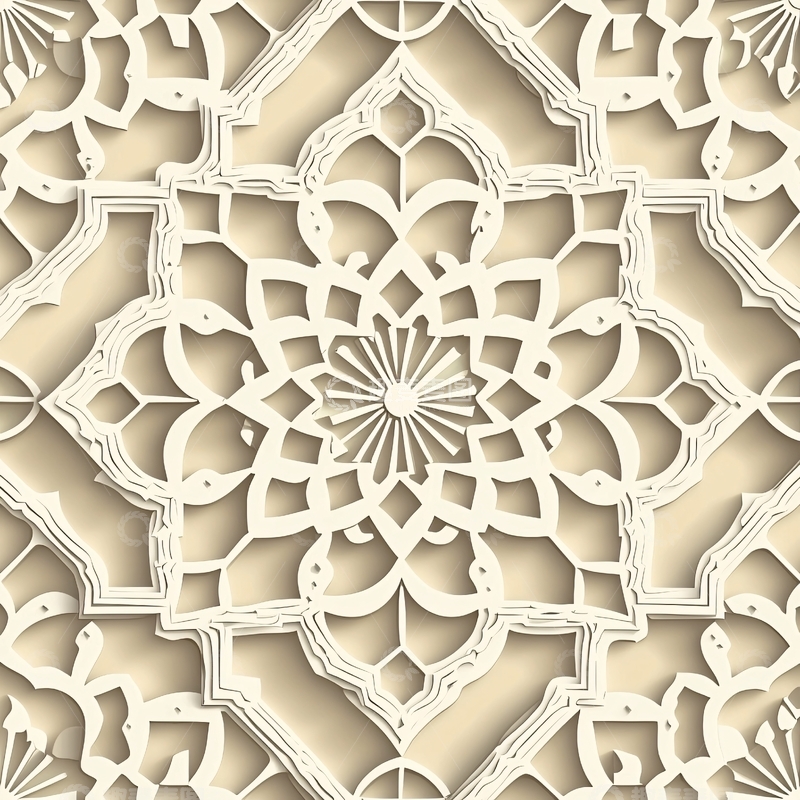 高清大图下载【趣麦麦图】精致镂空花纹图案