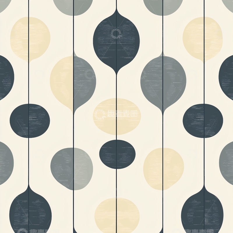 高清大图下载【趣麦麦图】几何图案墙纸