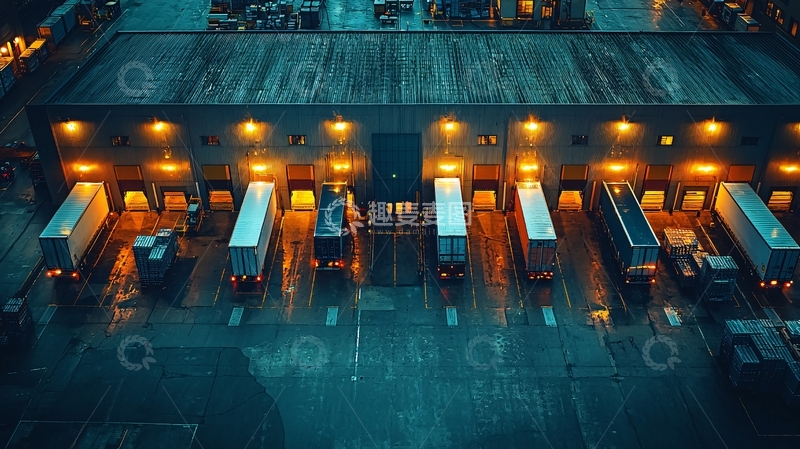 高清大图下载【趣麦麦图】繁忙的夜晚高清图片