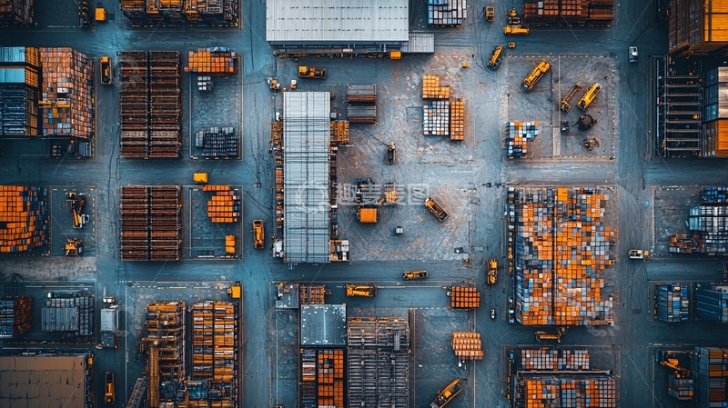 高清大图下载【趣麦麦图】工业区鸟瞰图