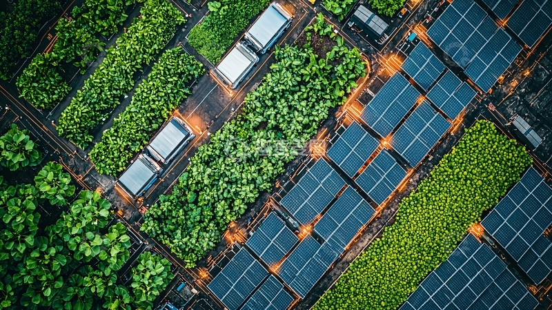 高清大图下载【趣麦麦图】可持续农业的绿色未来