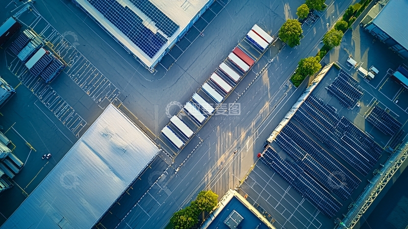 高清大图下载【趣麦麦图】工业区鸟瞰图