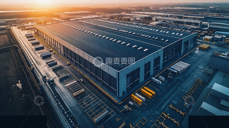高清大图下载【趣麦麦图】工业建筑鸟瞰