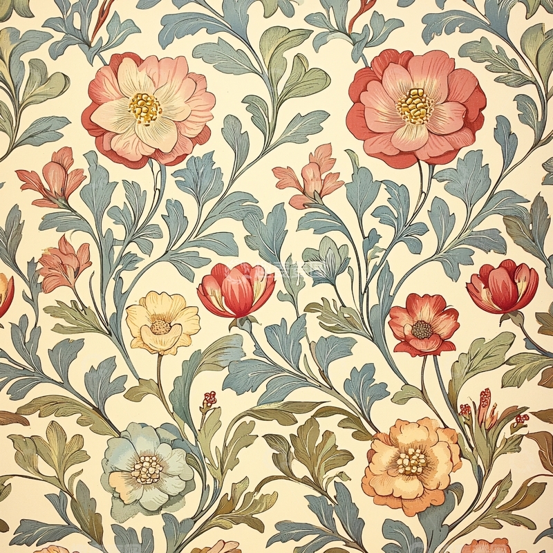 高清大图下载【趣麦麦图】花卉植物壁纸图案