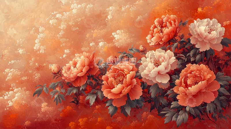 高清大图下载【趣麦麦图】橙色系花朵高清图片